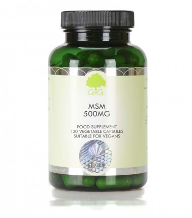 G&G Vitamins - MSM 500 mg, 120 kapsula