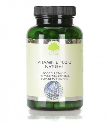 G&G Vitamins - Prirodni vitamin E 400iu, 120 kapsula