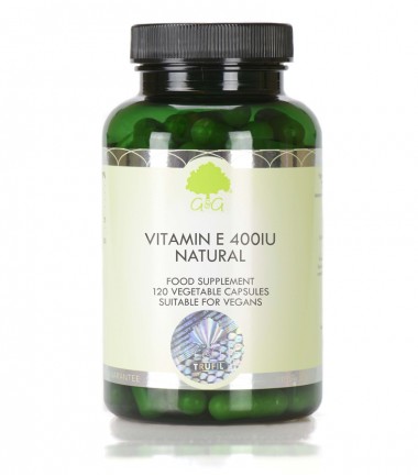 G&G Vitamins - Prirodni vitamin E 400iu, 120 kapsula G&G Vitamins - Prirodni vitamin E 400iu, 120 kapsula